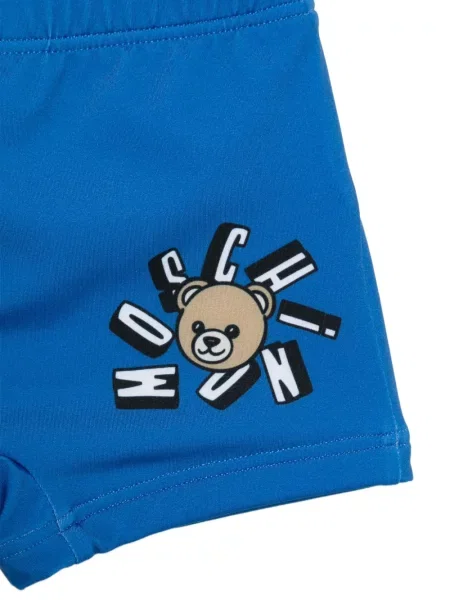 Kąpielówki dziecięce Moschino niebieskie