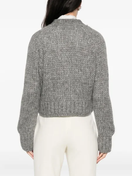 Cardigan Ermanno Scervino tricotate gri