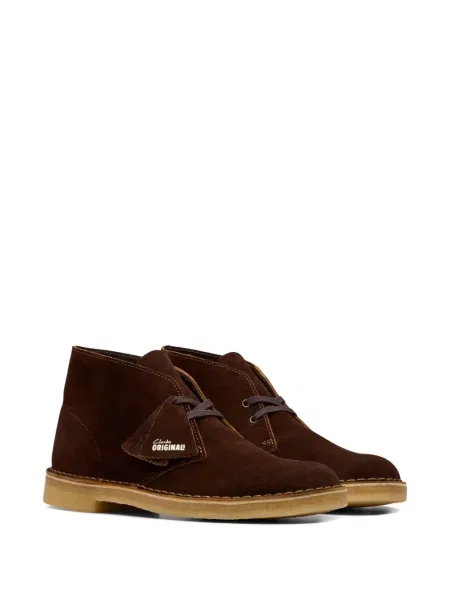 Desert boots Clarks Originals με κορδόνια σουέντ καφέ