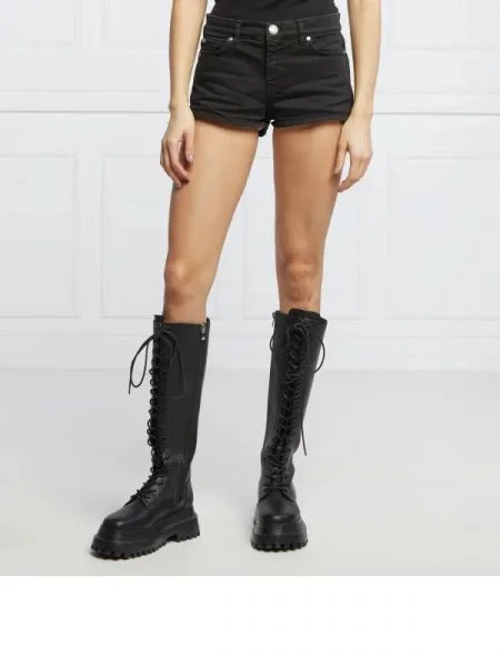 Pinko Pantaloni scurți GRINTOSA | denim negru