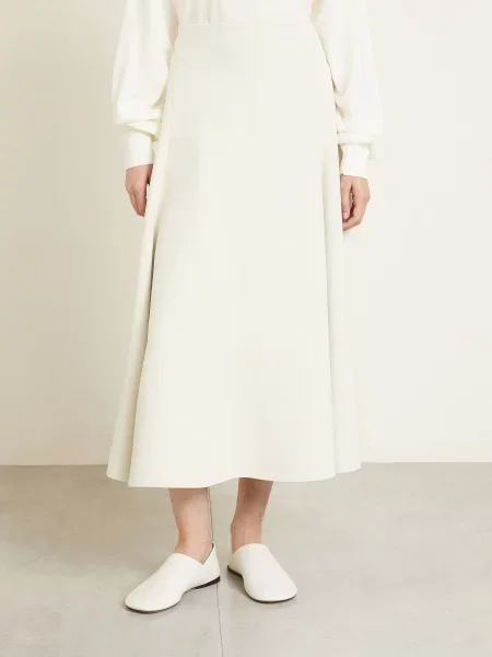 Jacquemus Spódnica La Jupe Triangle weiss