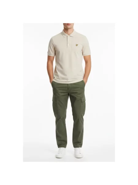 Koszulka polo Lyle & Scott beżowa