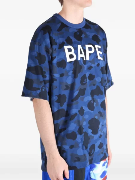Μπλούζα A Bathing Ape® με σχέδιο παραλλαγής μπλε