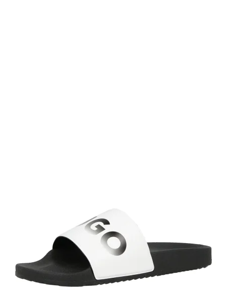 HUGO Pantofle Timein černá bílá