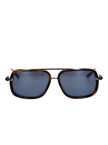 Ochelari de soare Chrome Hearts cu motiv cu inimi maro