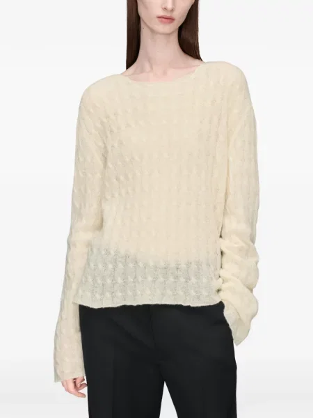 Cardigan Maison Margiela tricotate alb