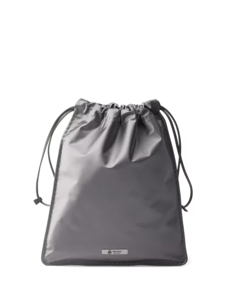 Geantă Prada cu cordon gri