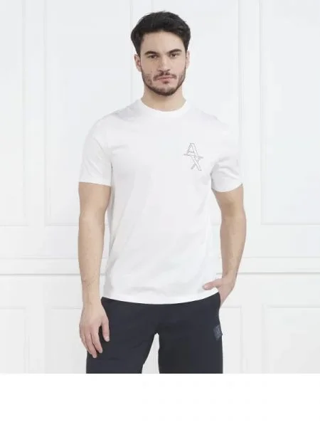 Armani Exchange Tricou alb