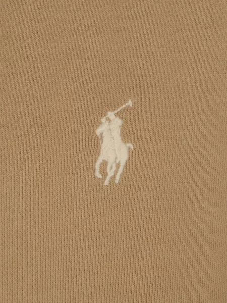 Кариран суитчър Polo Ralph Lauren бродиран с връзки кафяво