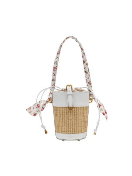Spodnie Dolce And Gabbana skórzane beżowe