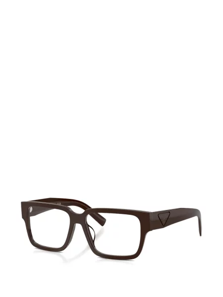 Kvadratne sunčane naočale Prada Eyewear smeđa