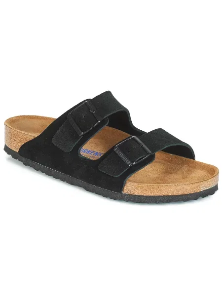 Semišové tenisky Birkenstock černé