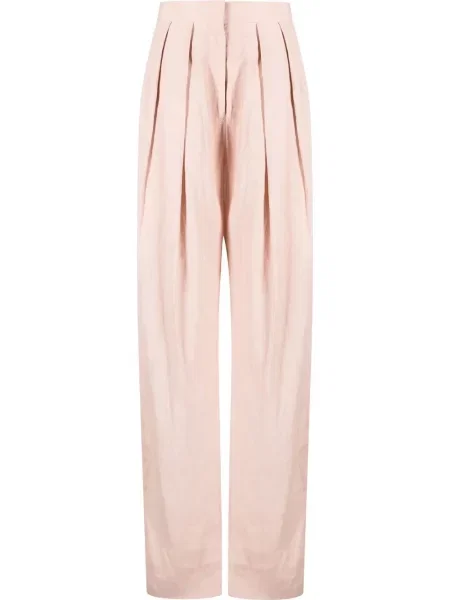Pantaloni Stella Mccartney plisate roz