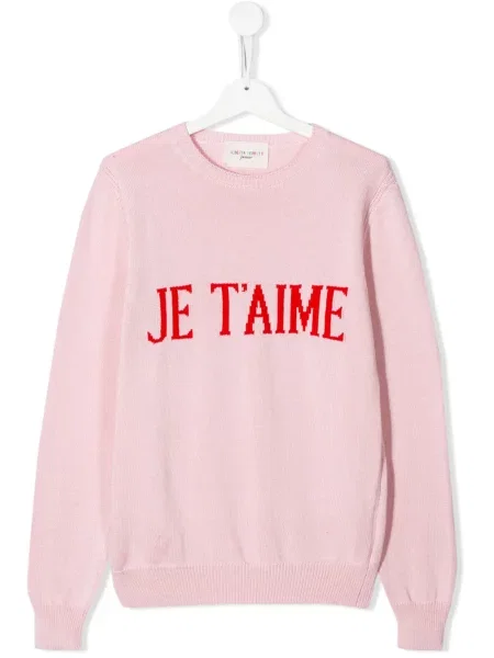 Sweter dziecięcy Alberta Ferretti różowy