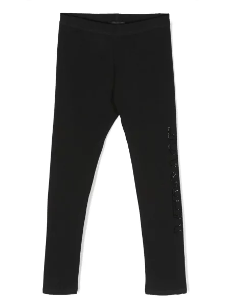 Legginsy dziecięce Versace czarne