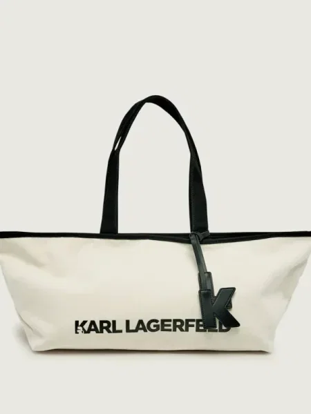 Geantă shopper Karl Lagerfeld bej