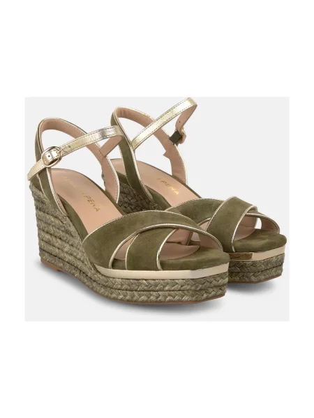 Espadryle Alma En Pena zielone