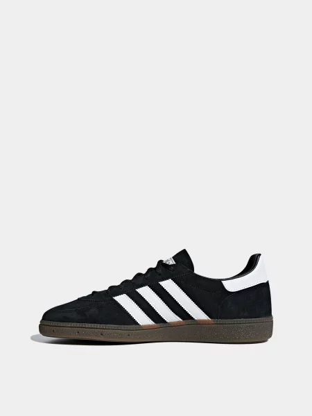 Кожаные кеды Adidas черные
