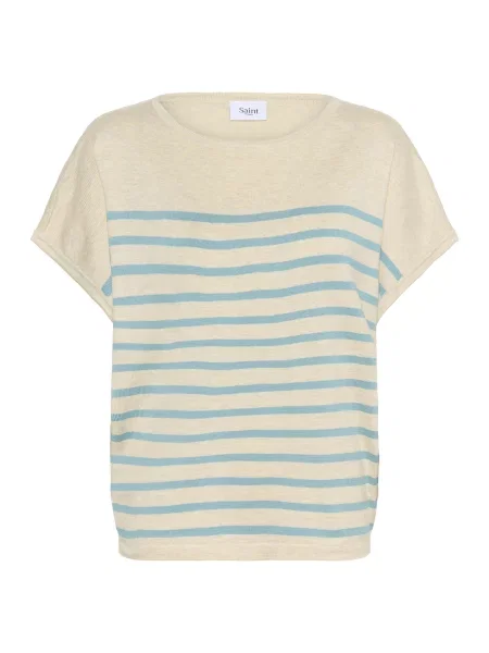 SAINT TROPEZ Pulover MilaSZ fildeş / deschis albastru