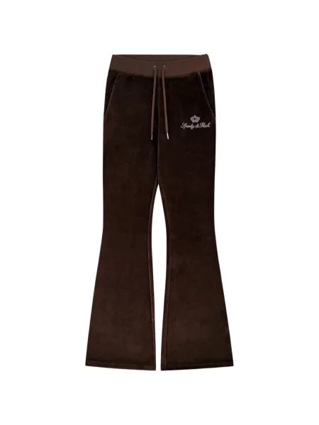 Pantaloni Juicy Couture evazate maro