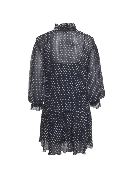 Rochie mini Sandro cu buline albastru