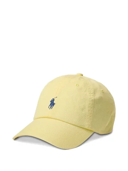 Șapcă Polo Ralph Lauren din fleece cu dungi cu volane albastru
