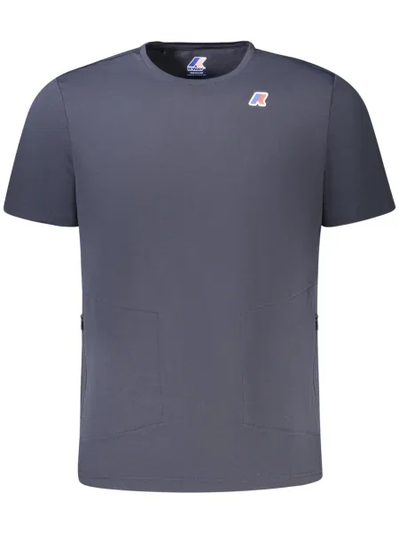 Tricou K-way scurt albastru