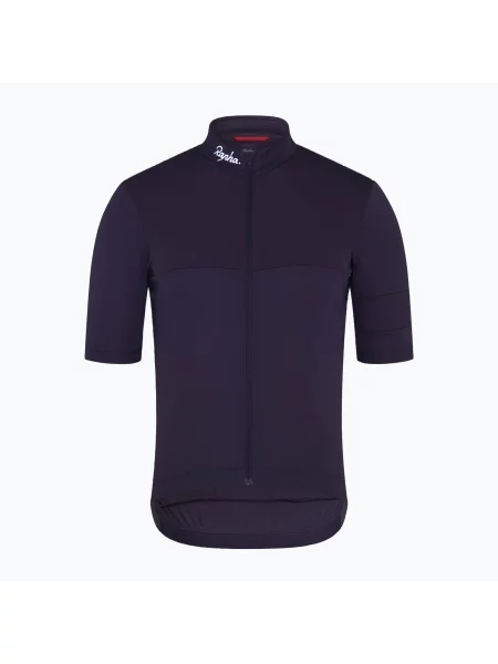 Tricou de ciclism pentru bărbați Rapha Brevet Element Jersey dusted lilac/black negru