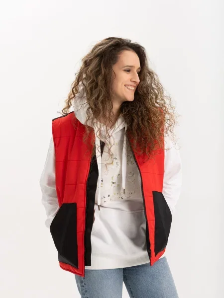 Жилет з утеплювачем HAUBERT бавовна/поліестер червоний