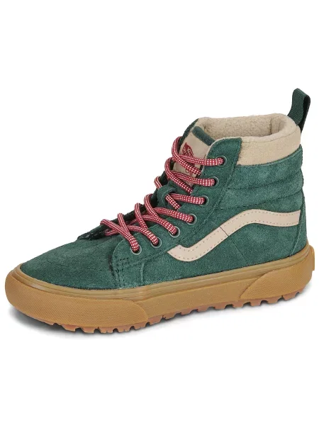Členkové topánky Vans zelená