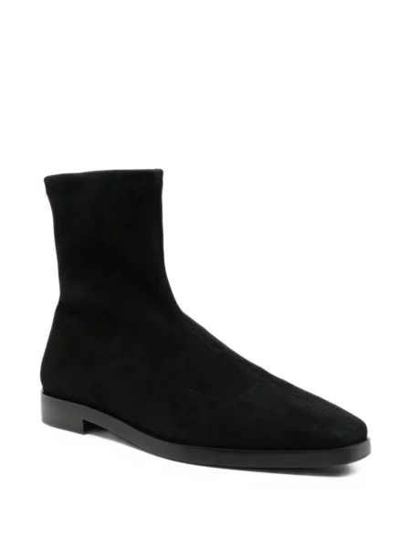 Cizme scurte Stuart Weitzman din piele de căprioară negru