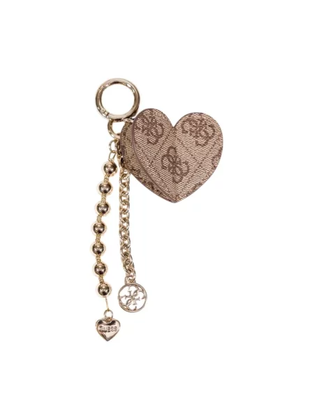 Torebka Guess w serca brązowa