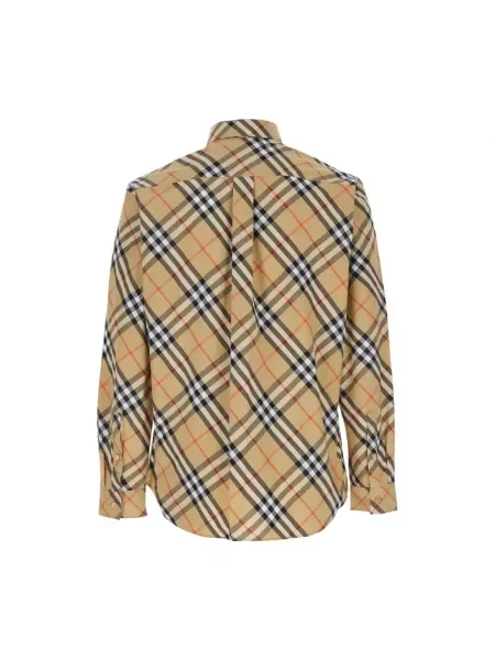 Koszula Burberry w kratę klasyczna beżowa