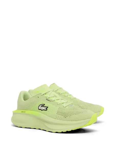 Sneakerși Lacoste alergare cu autograf verde