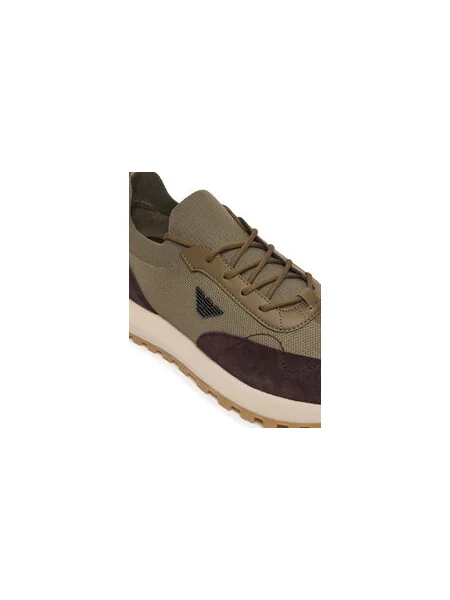 Sneakersy Emporio Armani zelená