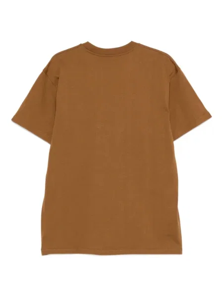 Тениска Carhartt Wip кафяво