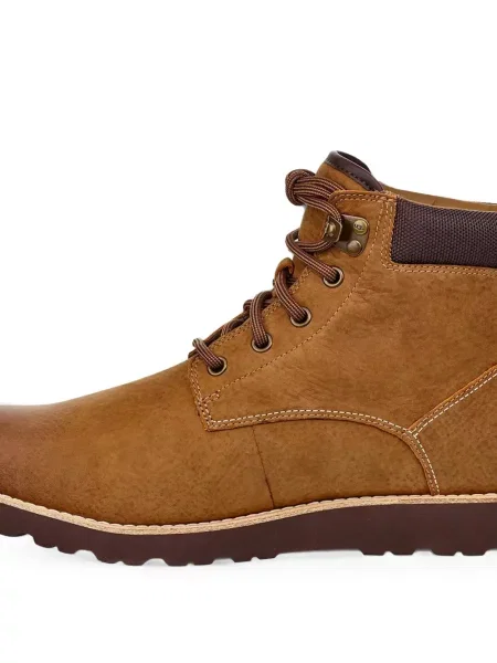Μποτάκια Ugg με κορδόνια με δαντέλα καφέ