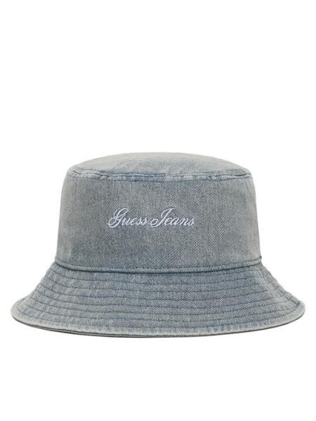 Guess Jeans Bucket Hat albastru