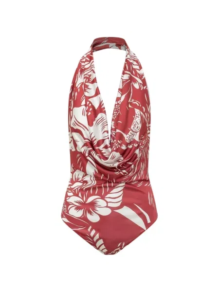 Body Dsquared2 cu model floral roșu