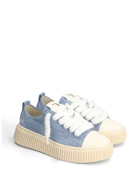 Sneakerși Rhun cu platformă albastru