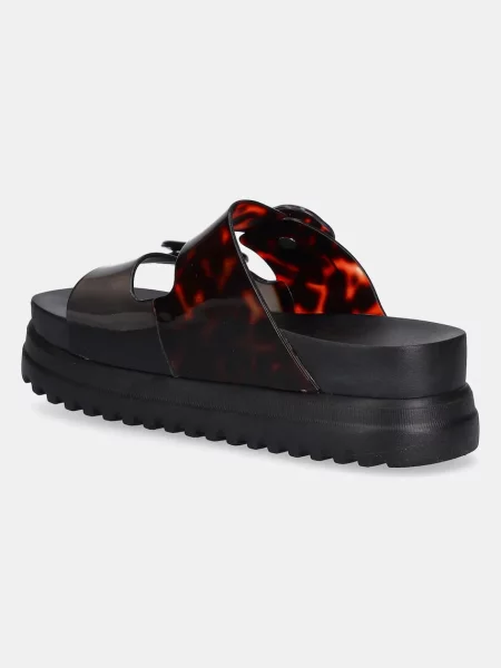 Pantofle Melissa COZY PLATFORM na platformě M černá