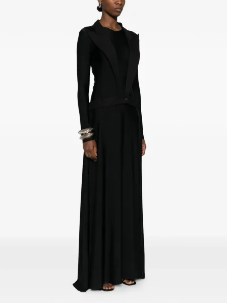 Rochie maxi Medeea de costum negru