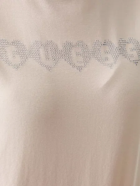 Guess тениска дамска с LUNITA бежово