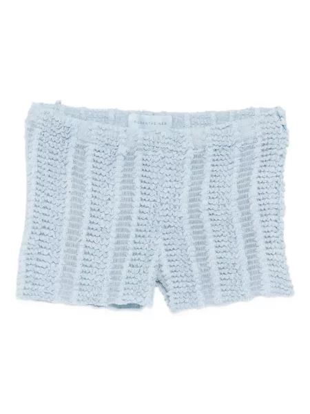 Pantaloni scurți Roberta Einer tricotate albastru