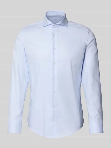 Seidensticker Koszula O Kroju Slim Fit blau błękitna