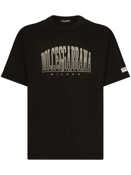 Tricou Dolce & Gabbana cu imagine negru