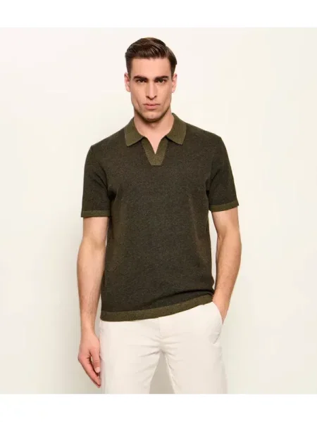 Tricou polo Bogner de mătase