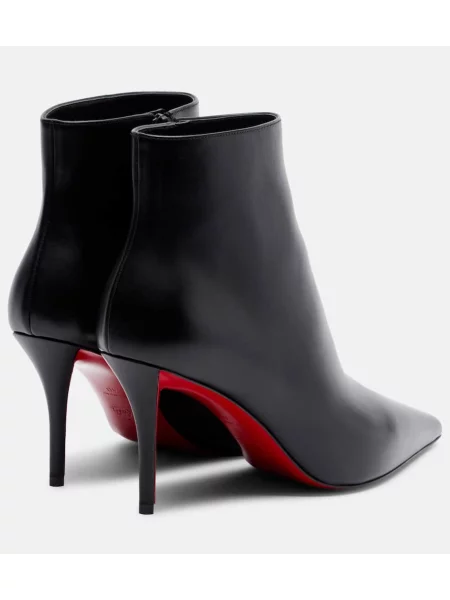 Cizme scurte Christian Louboutin din piele negru