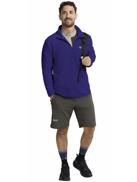 Флисовый свитер Jack Wolfskin синий