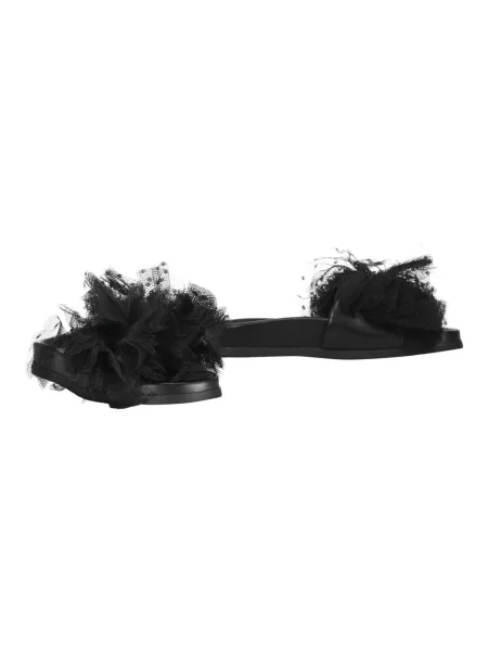 Klapki Red Valentino eleganckie czarne